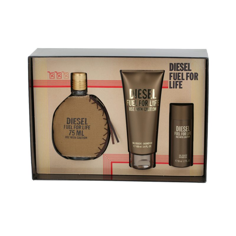 Diesel Fuel For Life (M) EDT 75ml +SG 100ml + SG 50ml