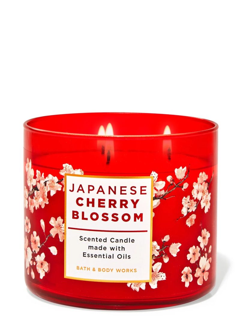 JAPANESE CHERRY BLOSSOM 3 WICK CANDLE