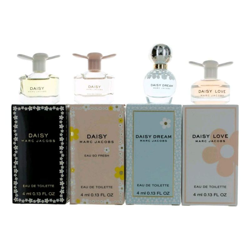 Marc Jacobs (L) Daisy 4ml + Daisy Eau So Fresh 4ml + Daisy Love 4ml + Daisy Dream 4ml (I.B)