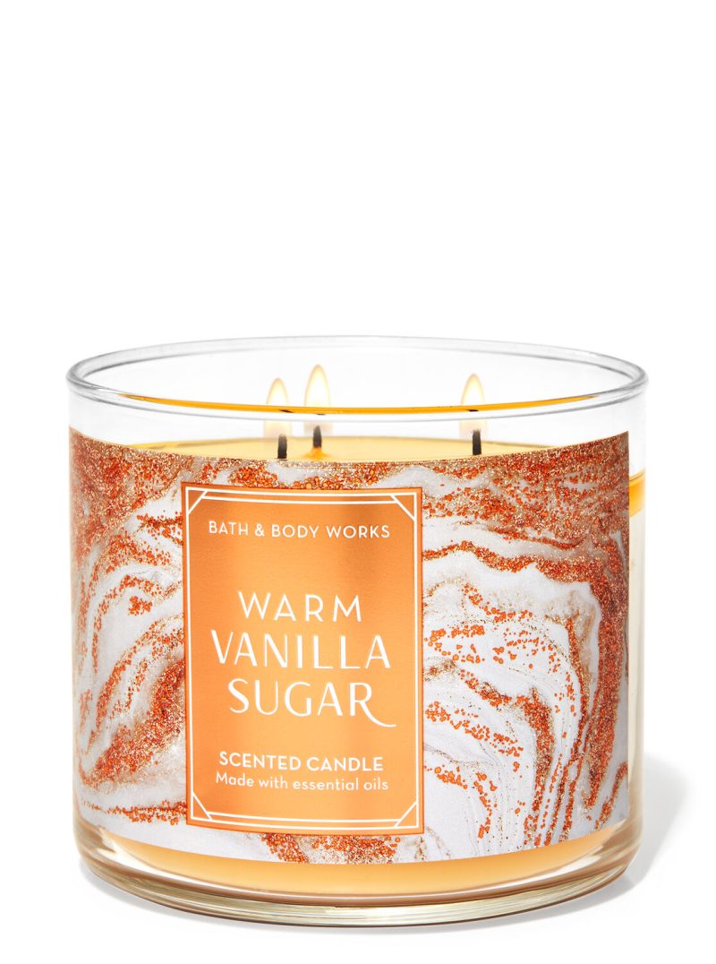 WARM VANILLA SUGAR 3 WICK CANDLE