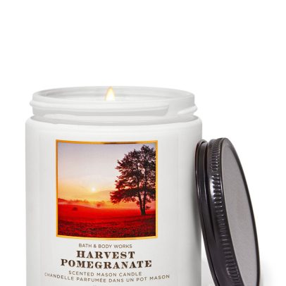 HARVEST POMEGRANATE ONE WICK CANDLE 198G